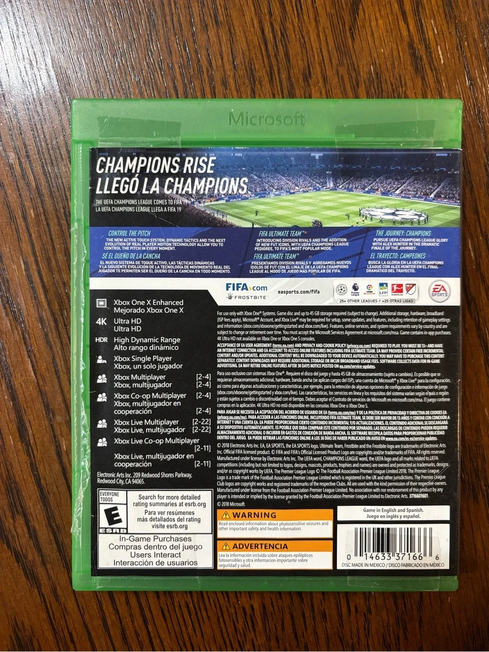 Microsoft Xbox One FIFA 19 Game - Cristiano Ronaldo